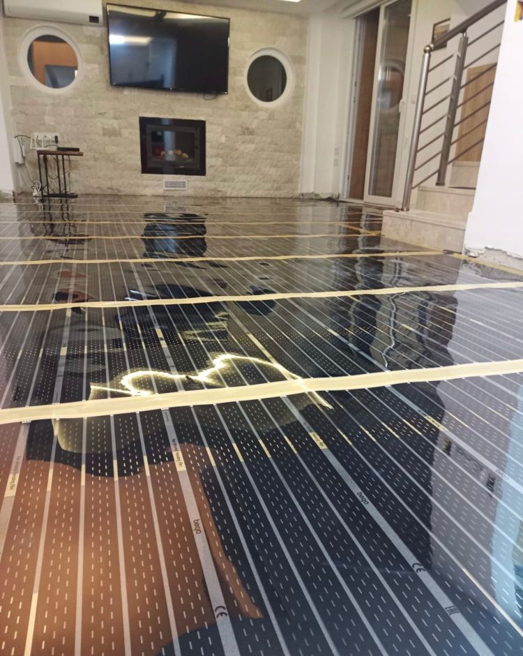 Bega ısıtıcı film, parke altı ısıtma