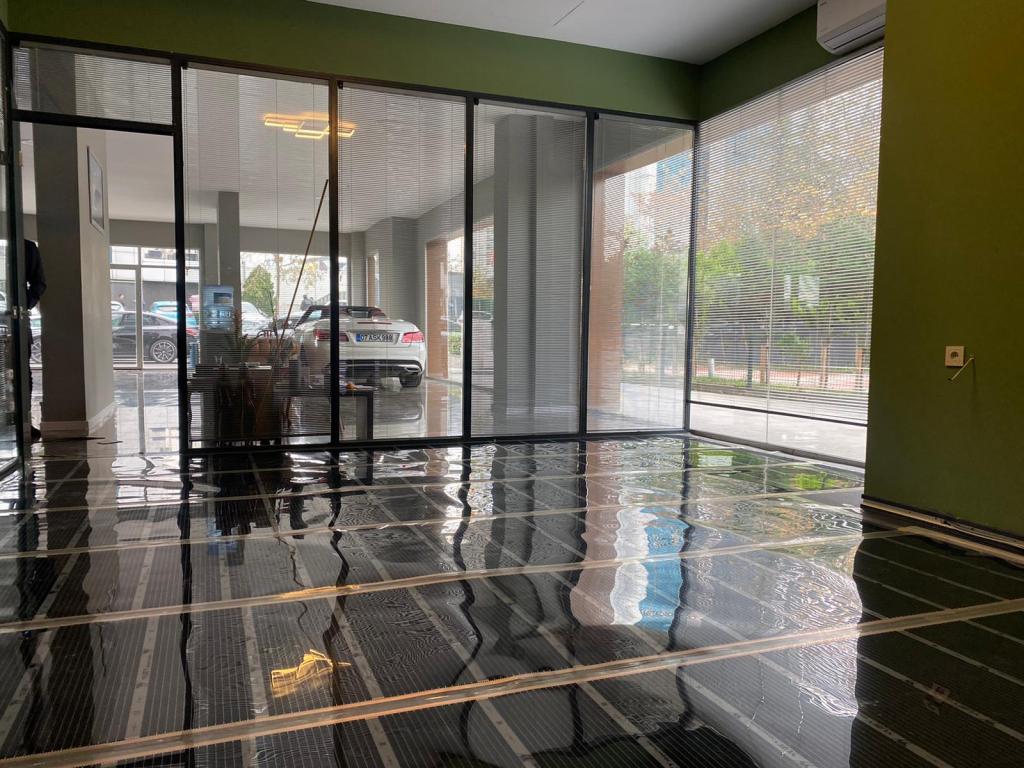 Ofis parke altı ısıtma
elektrikli yerden ısıtma